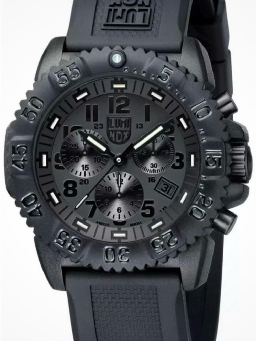 Luminox Black Tactical Chronograph Men's Watch - Picture 3 of 8